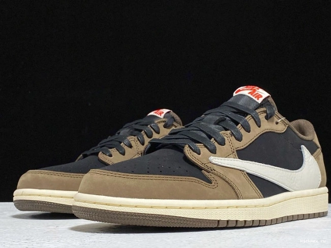 Rep Scott Air SP OG Dark 1 Travis CQ4277-001 Low Mocha x Jordan 0819